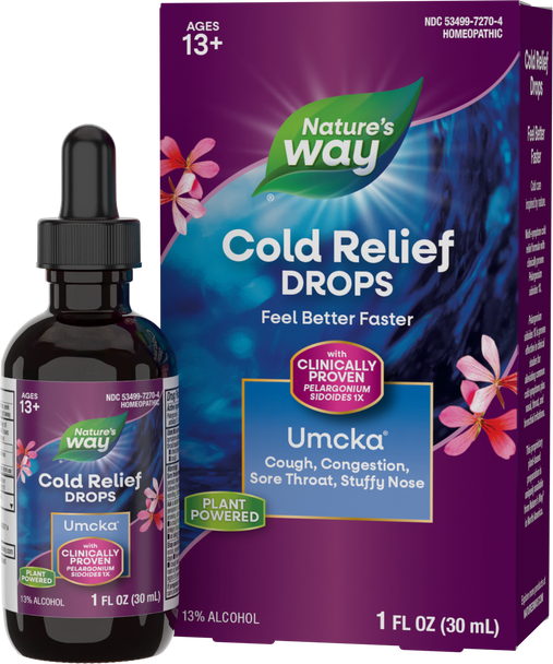Umcka® Cold Relief Drops - 1 fl oz (30 ml) By Nature's Way