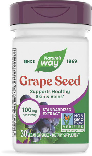 Grape Seed Standardized Extract - 30 capsules By Nature's Way