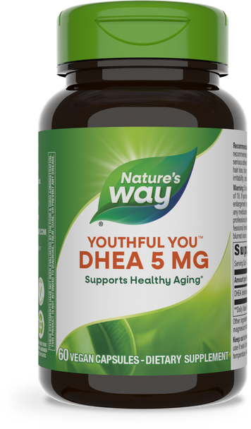 Youthful You™ DHEA 5mg - 60 capsules By Nature's Way