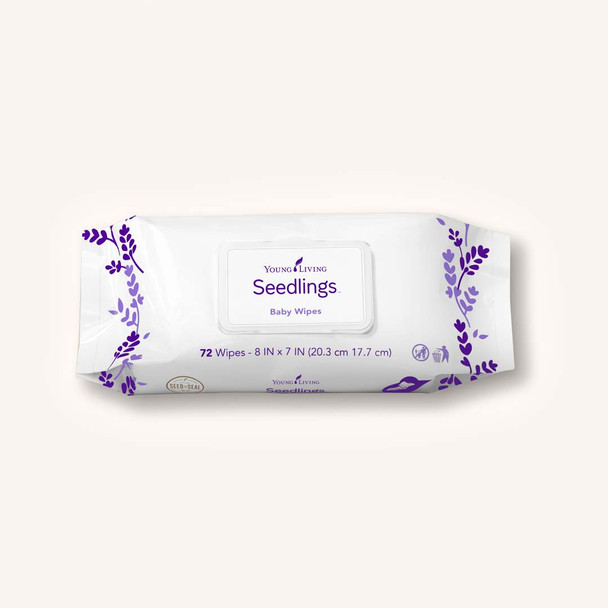 Young Living Seedlings® Baby Wipes provide the perfect, soothing, all-purpose wipe infused with premium essential oils that are gentle enough for use on hands, faces, and bottoms.