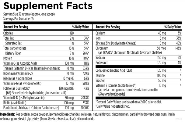 Plant Protein Meal by Designs for Health