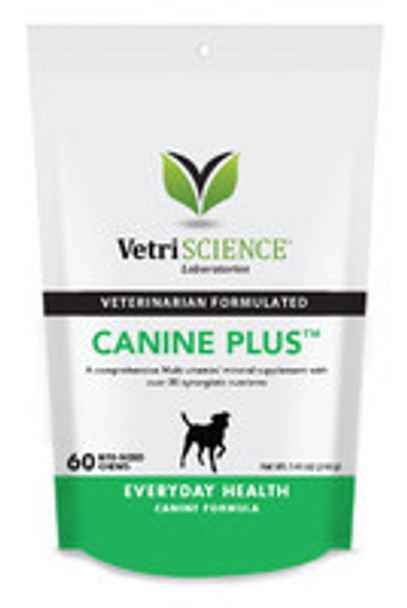 Canine Plus Bite-Sized Chews incorporates more than 55 synergistic factors not always found in dog food or ordinary supplements.