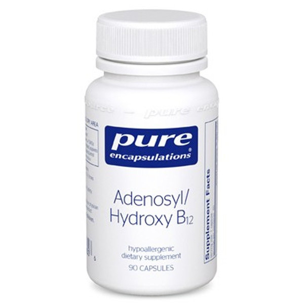 Adenosyl/Hydroxy B12 90 capsules by Pure Encapsulations