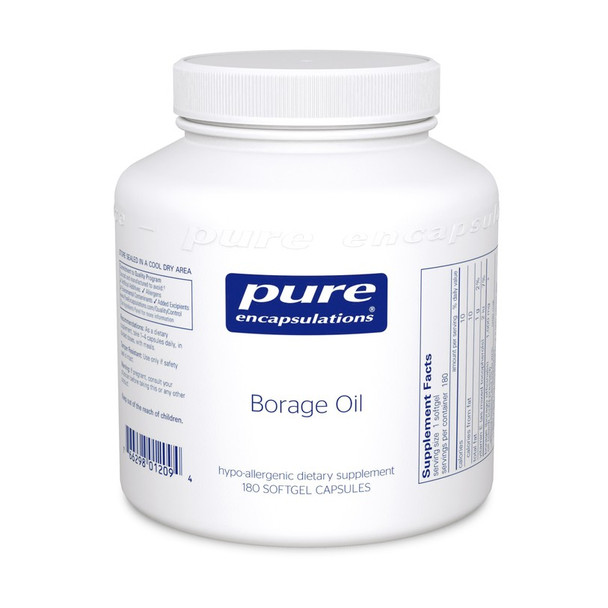 Borage Oil 1,000 mg 60 softgel capsules by Pure Encapsulations