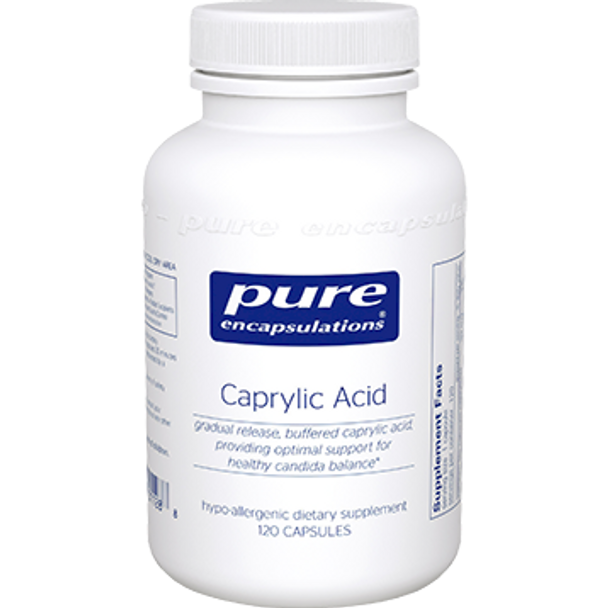 Caprylic Acid 120 capsules by Pure Encapsulations