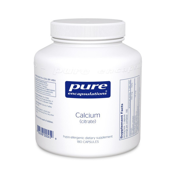 Calcium (citrate) 180 capsules by Pure Encapsulations
