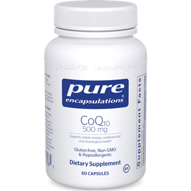 CoQ10 500 mg. 60's - 60 capsules by Pure Encapsulations