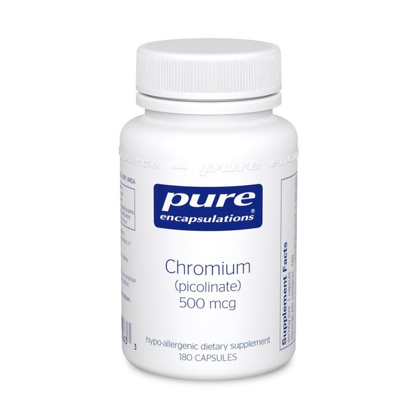 Chromium (picolinate) 500 mcg 60 capsules by Pure Encapsulations