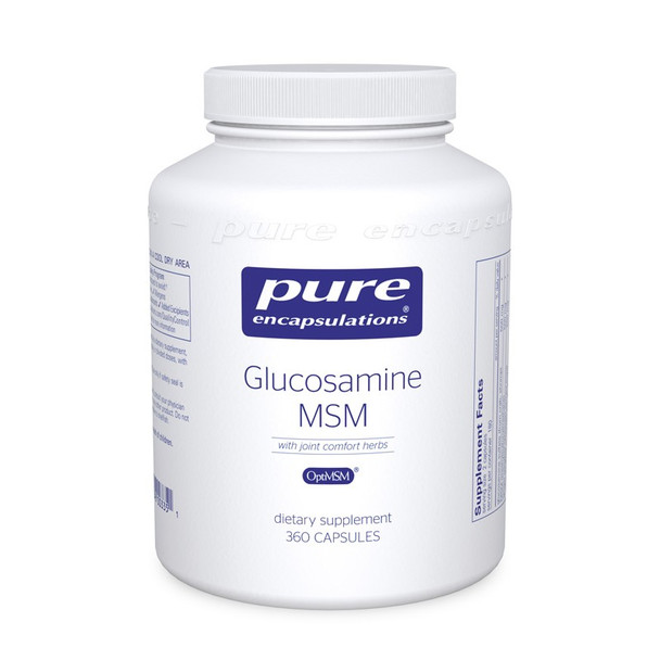 Glucosamine/MSM with joint comfort herbs 180 capsules by Pure Encapsulations