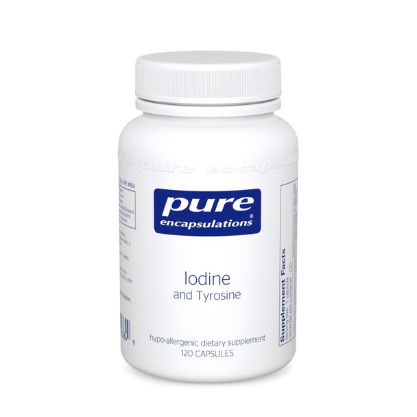 Iodine and Tyrosine 120 capsules by Pure Encapsulations