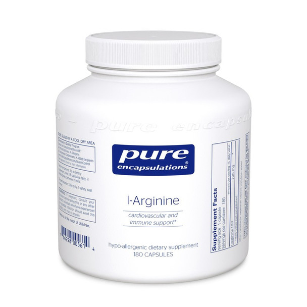 L-Arginine 180 capsules by Pure Encapsulations