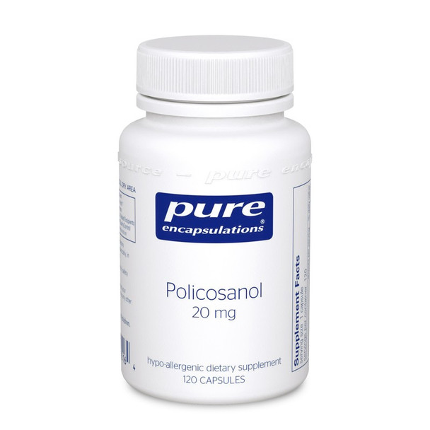 Policosanol 20 mg 120 capsules by Pure Encapsulations
