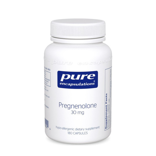 Pregnenolone 30 mg 180 capsules by Pure Encapsulations