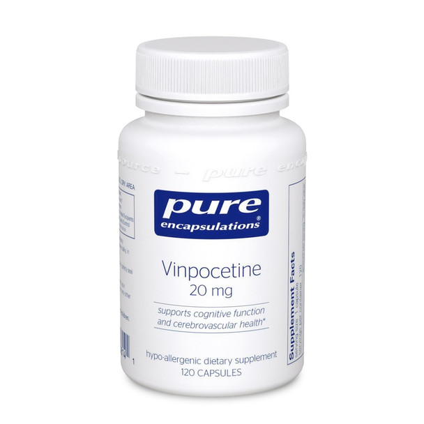 Vinpocetine 20 mg 120 capsules by Pure Encapsulations