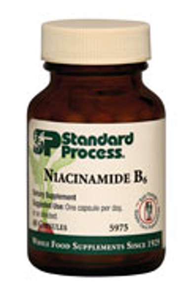 ﻿Niacinamide B6 aids in the breakdown of proteins, fats, and carbohydrates.

Supports healthy cholesterol levels already within a normal range
Supports metabolism and a healthy nervous system
Supports energy metabolism
Contains two important constituents of coenzymes that are essential for metabolic processes in each cell of the body*