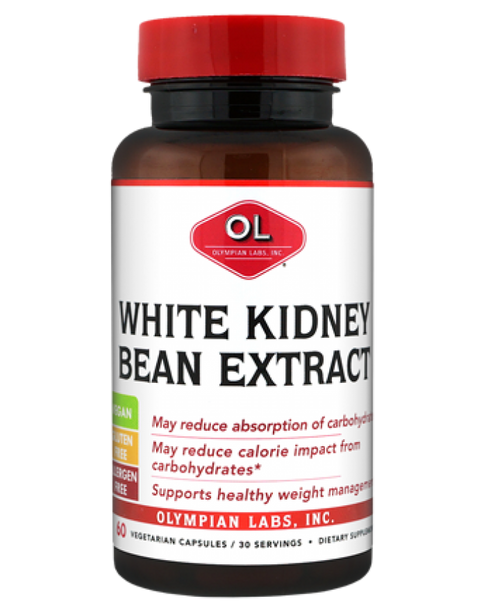 White Kidney Bean Extract 1200 Mg By Olympian Labs - 60 Capsules