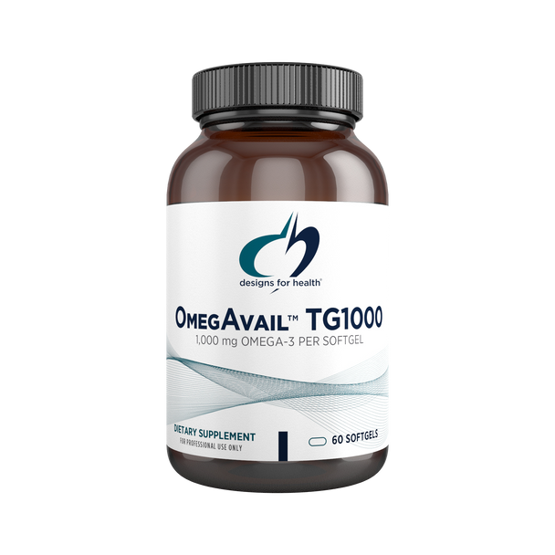 OmegAvail TG1000 by Designs For Health 60 Softgels