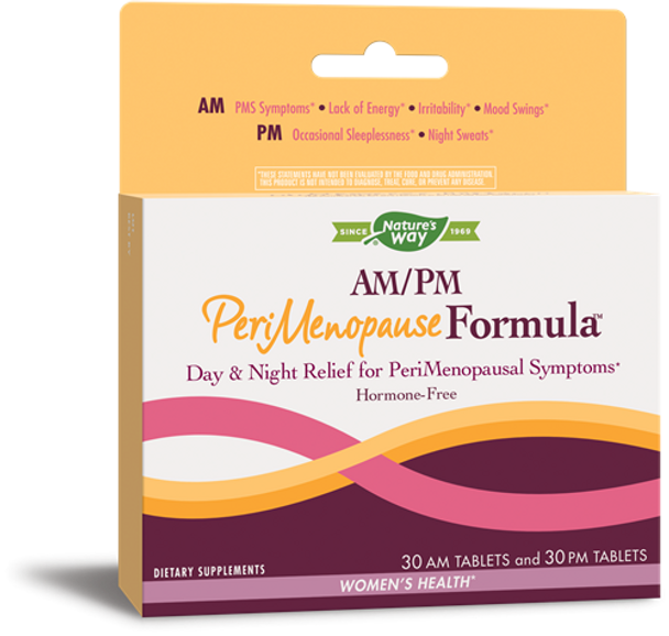 AM/PM PeriMenopause Formula by Natures Way 60 Tablets