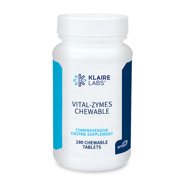 Ther-Biotic Vital-Zymes Chewable by Klaire Labs 180 chewable tablets