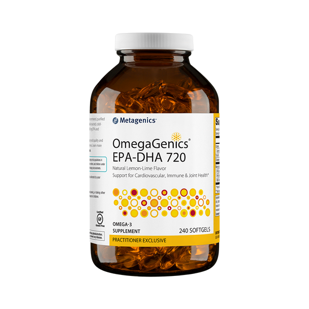 OmegaGenics EPA-DHA 720 LEMON-LIME by Metagenics 240 GELS