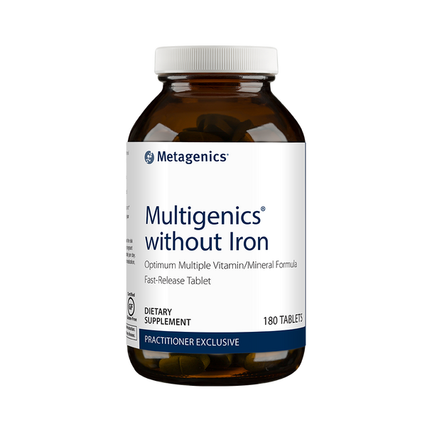 Multigenics Multivitamin (without Iron) By Metagenics 180 Tablets