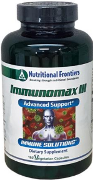 Immune Support Supplement - Immunomax by Nutritional Frontiers 180 Capsules