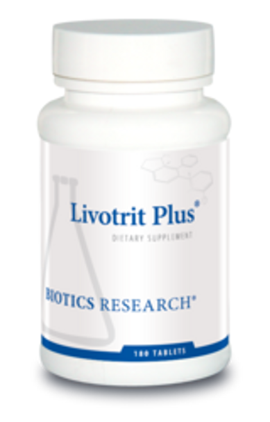Livotrit Plus by Biotics Research Corporation 180 Tablets