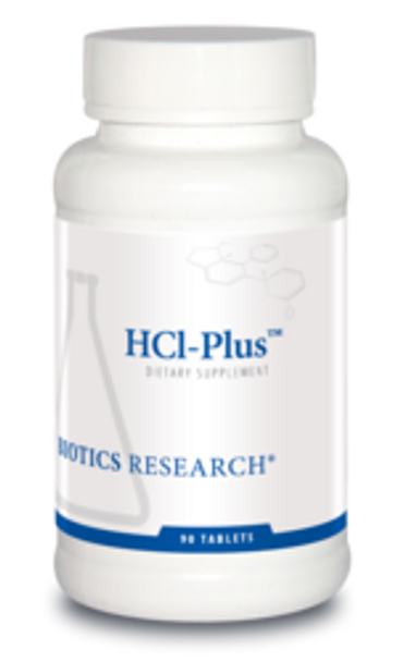 HCL-Plus by Biotics Research Corporation 90 Capsules