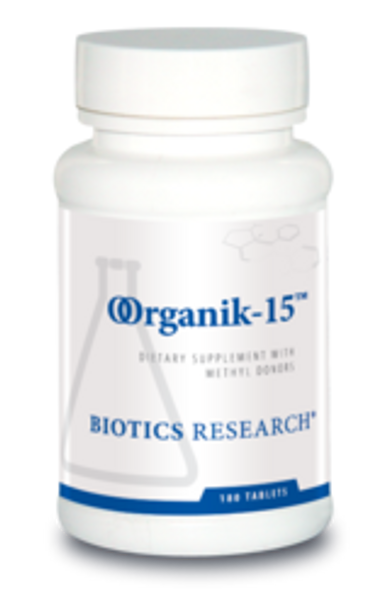 Oorganik-15 by Biotics Research Corporation 180 Tablets