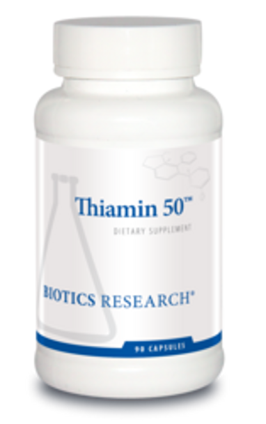 Thiamin-50 by Biotics Research Corporation 90 Capsules