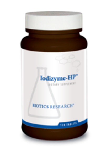 Iodizyme-HP by Biotics Research Corporation 120 Tablets