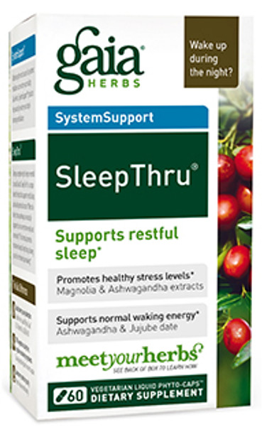 SleepThru® By Gaia Herbs 30 Capsules