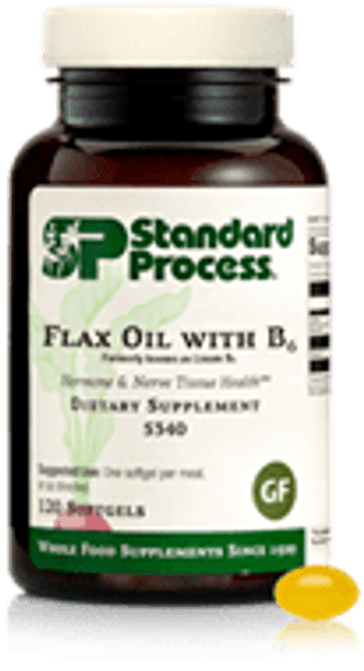 Flax Oil with B6 ( formerly called Linum B6 ) by Standard Process 120 Perles