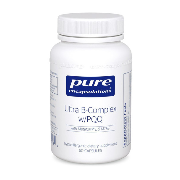 Ultra B-Complex (with PQQ) by Pure Encapsulations 60 capsules (best by date: December 2019)