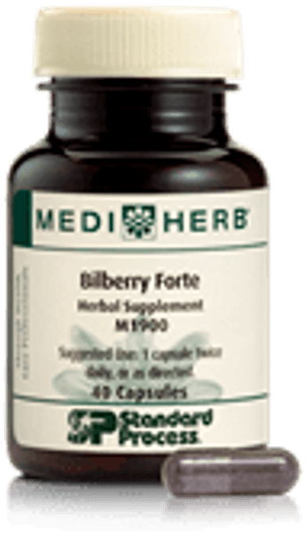 Bilberry Forte M1900 by MediHerb 40 Capsules