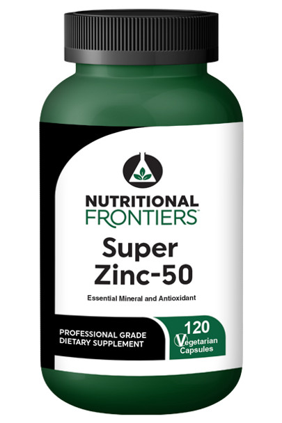 Super Zinc - 50 mg by Nutritional Frontiers 120 Vegetarian Capsules