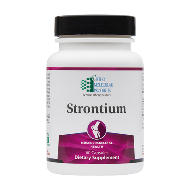 This product is on a back order status. We recommend you order a different brand's superior grade chelated Strontium mineral support product, such as Pure Encapsulations Strontium; Douglas Labs Strontium; NuMedica Osteo V SC; Vital Nutrients Strontium; or BioTech Strontium.

To order Designs For Health products, please go to our Designs for Health eStore or Virtual Dispensary to directly order from Designs For Health by simply either copying one of the two links below and pasting the link into your internet browser, or by clicking onto one of the two links below to take you straight to the Designs For Health eStore or Virtual Dispensary.
If using the eStore to order, once you have copied and pasted the link into your browser, set up a patient account at the top right hand side of the eStore page to "Sign-up". After creating an account, you next shop for the products wanted, either by name under Products, or complete a search for the name of the product, for a product function, or for a product ingredient.  Once you find the product you have been looking for, select the product and place the items into the shopping cart.  When finished shopping, you can checkout, and Designs For Health will ship directly to you:

http://catalog.designsforhealth.com/register?partner=CNC

Your other alternative is to use the Clinical Nutrition Center's Designs For Health Virtual Dispensary.  You will need to first either copy the link below and paste it into your internet browser, or click onto the link below to be taken to the Designs For Health Virtual Dispensary.  Once at the DFH Virtual Dispensary, you can begin adding the Designs For Health products to your shopping cart, and during the checkout process, you will be prompted to set up an account for your first purchase here if you have not yet set up an account on the Clinical Nutrition Centers Virtual Dispensary.  For future orders after completing the initial order, you simply use the link below to log into your account to place new orders:

https://www.designsforhealth.com/u/cnc