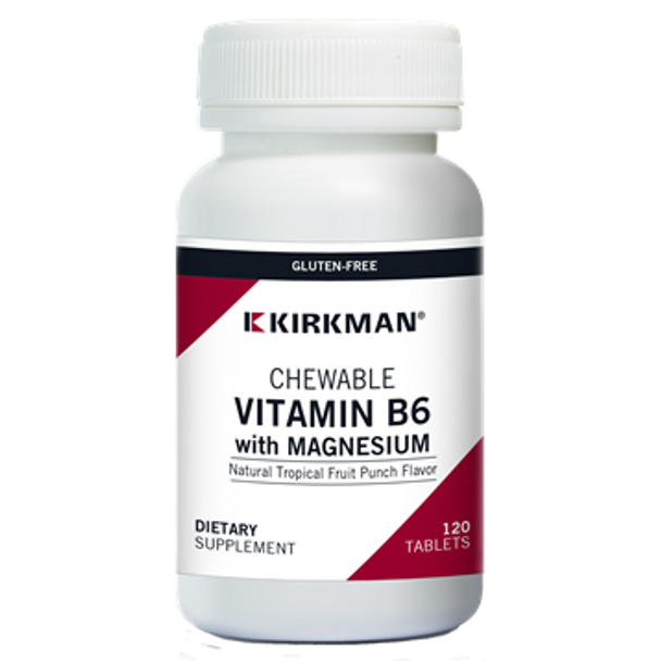 Chewable B6 with Magnesium 120 tablets by Kirkman Labs