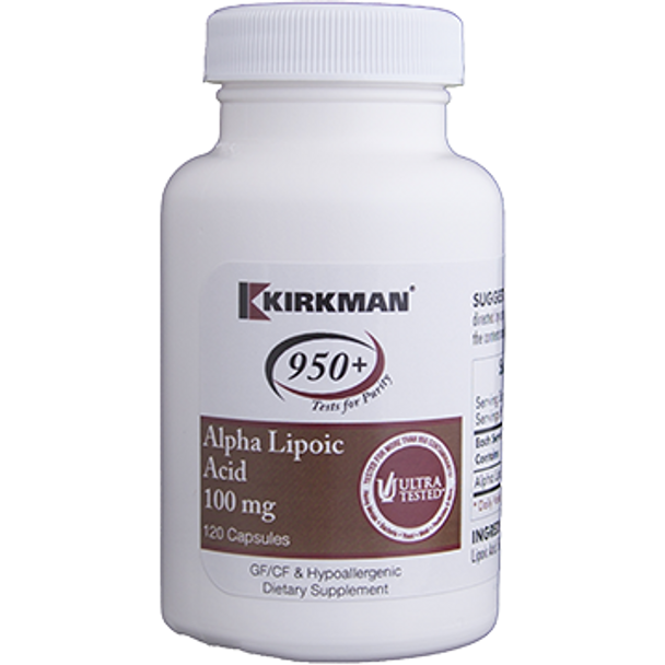 Alpha Lipoic Acid 100 mg (120 caps) by Kirkman Labs