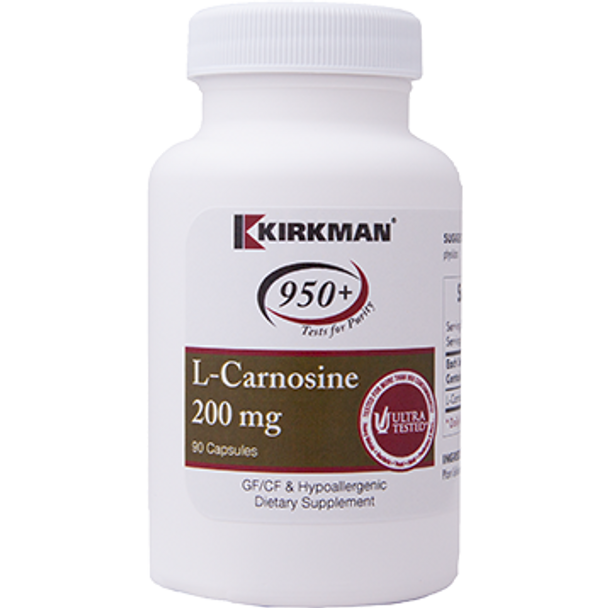 L-Carnosine 200 mg (90 caps) by Kirkman Labs