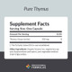 Pure Thymus 60 Capsules By Professional Complementary Health Formulas