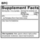 Newest Supplement Facts label image