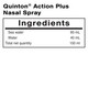 Quinton® Action Plus Nasal Spray (100 ml) By Quick Silver From Clinical Nutrition Centers