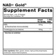 NAD+ Gold® 30mL NET WT 1.0 FL OZ (30mL) By Quick Silver From Clinical Nutrition Centers