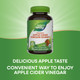 Organic Apple Cider Vinegar Gummies - 60 gummies / Apple By Nature's Way
