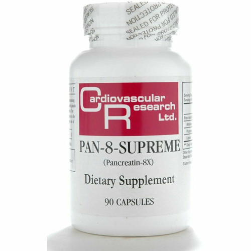 Pan-8-Supreme 125 mg 90 caps by Ecological Formulas - Clinical ...
