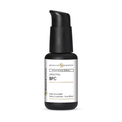 QuickSilver Scientific oral liposomal BPC-157 30mL bottle (BPC-157 oral liposomal supplement)