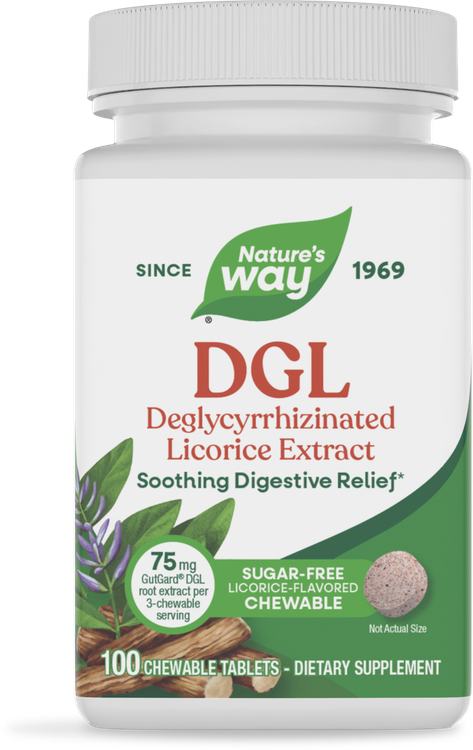 DGL Sugar Free - 100 chewables / Licorice