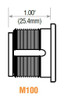 GMS M100-SA-10B Mortise Cylinder 1in, Sargent LA, Keyed Different