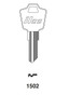Ilco 1502 Key Blank Line Drawing Profile Image